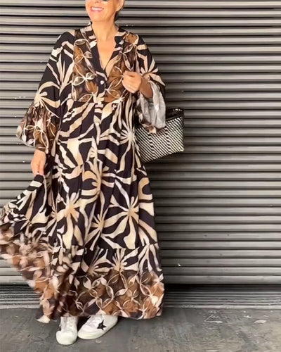 ANNA - Lockeres Kleid mit Aufdruck