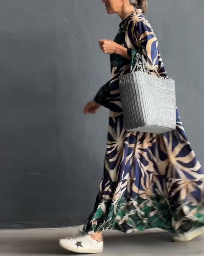 ANNA - Lockeres Kleid mit Aufdruck