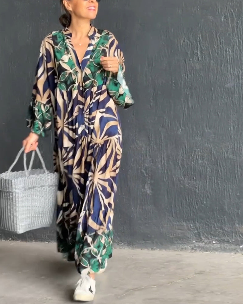 ANNA - Lockeres Kleid mit Aufdruck