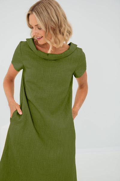 ANIKA - Schlichtes Leinenkleid