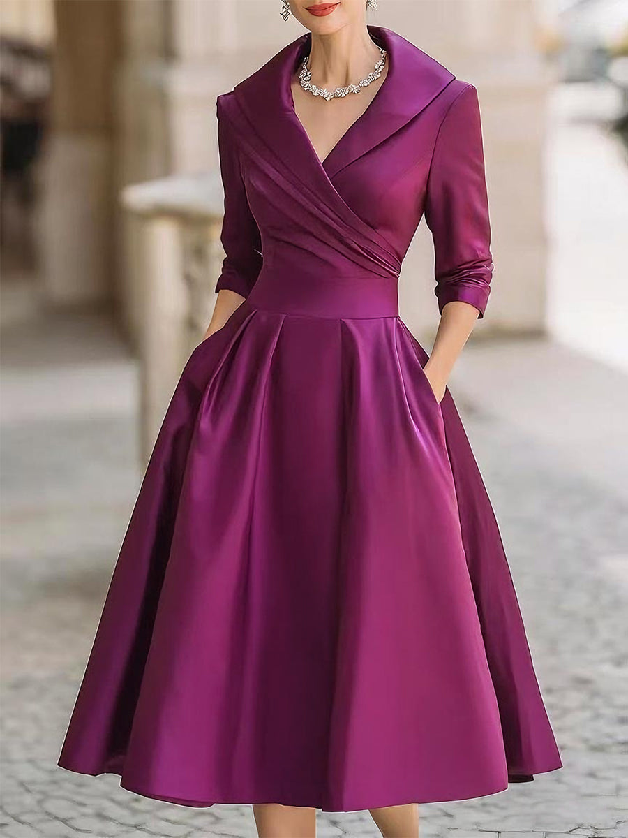 KLAUDYNA - ELEGANTE MIDI-KLEID