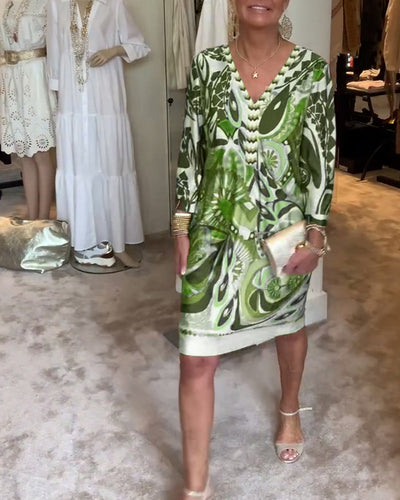 MARIANNE - Kleid mit Vintage-Print