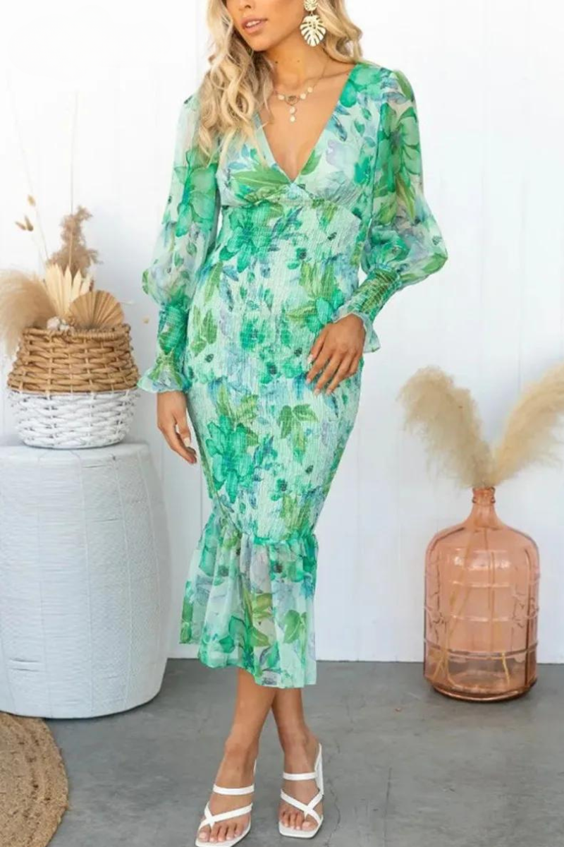 MEGAN - MIDIKLEID MIT BLUMENDRUCK