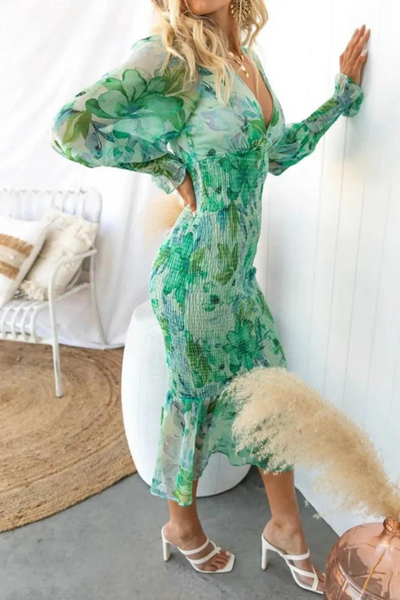 MEGAN - MIDIKLEID MIT BLUMENDRUCK