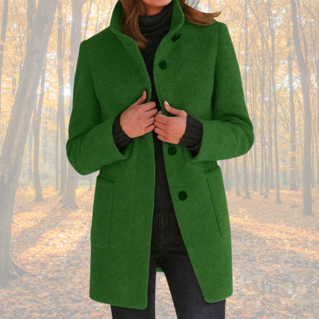Marzena - Klassischer Wintermantel mit Knöpfen