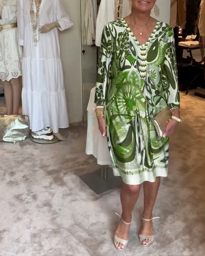 MARIANNE - Kleid mit Vintage-Print