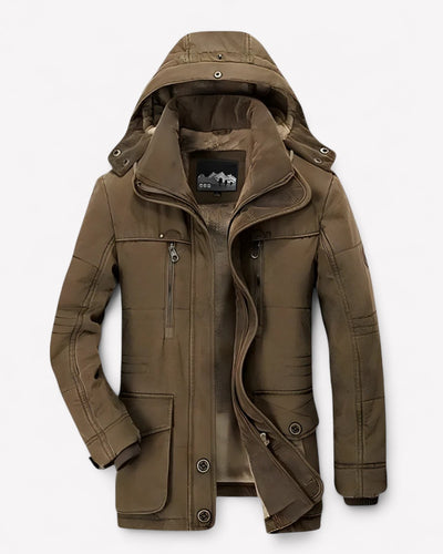 Aziel – Gefütterte Winterjacke Mit Mehreren Taschen