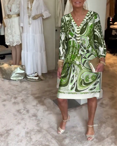 MARIANNE - Kleid mit Vintage-Print