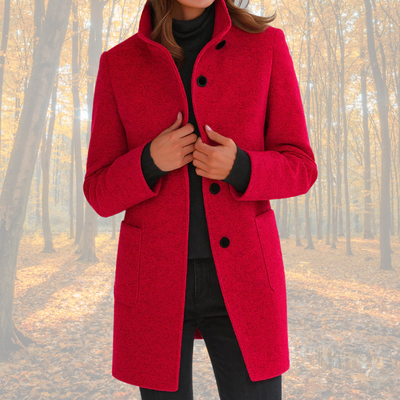 Marzena - Klassischer Wintermantel mit Knöpfen