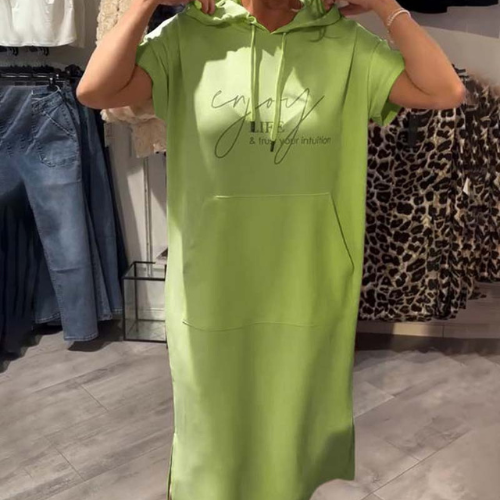 Klara - Lässiges Kleid mit Kapuze und femininer Passform
