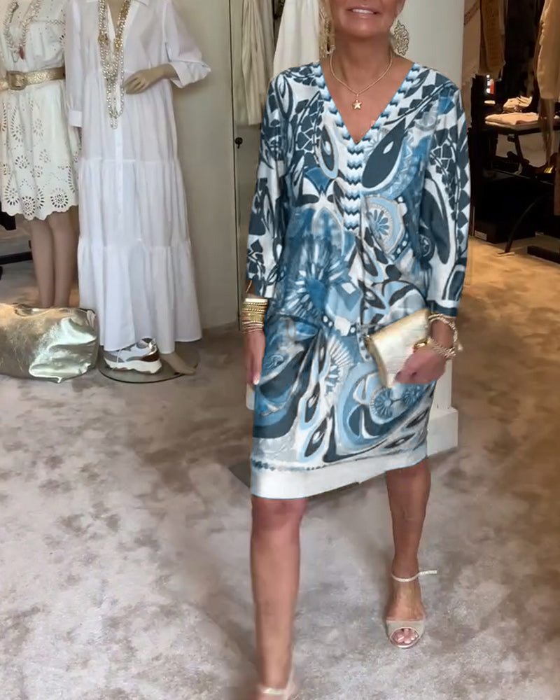 MARIANNE - Kleid mit Vintage-Print