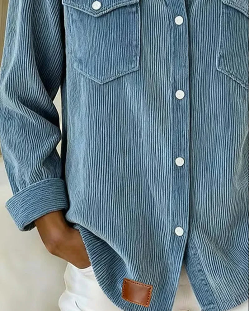 Corina - Vielseitiges lässiges Jeanshemd