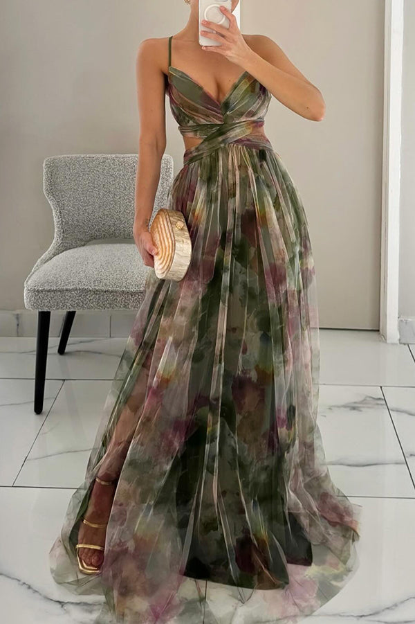 Giselle - Zauberhaftes Maxikleid mit Floralprint