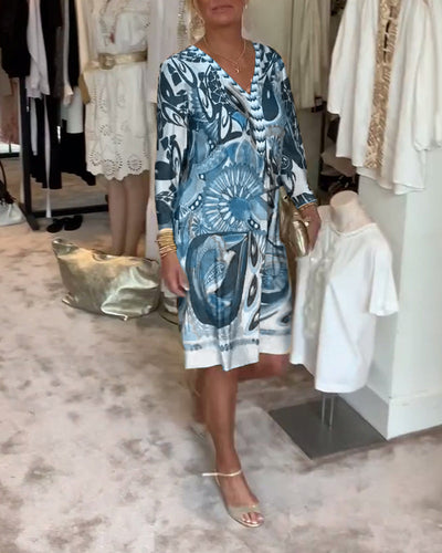 MARIANNE - Kleid mit Vintage-Print