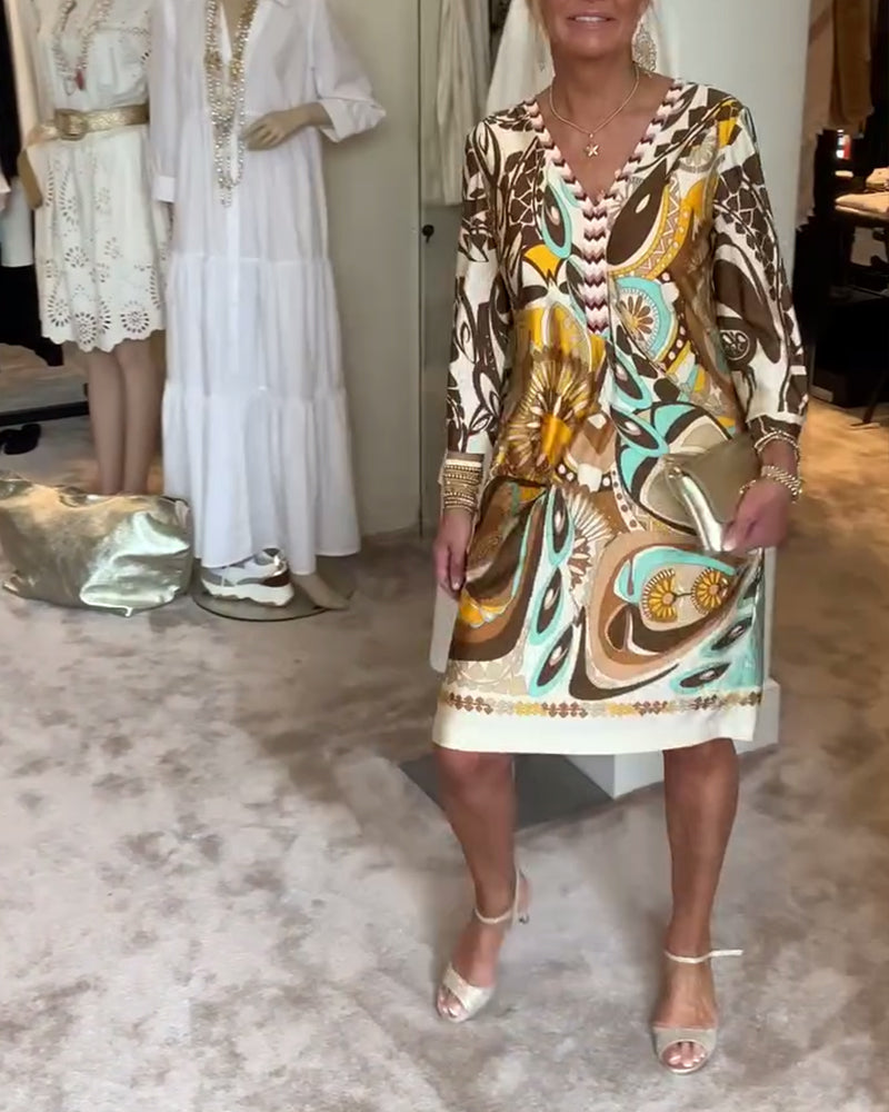 MARIANNE - Kleid mit Vintage-Print