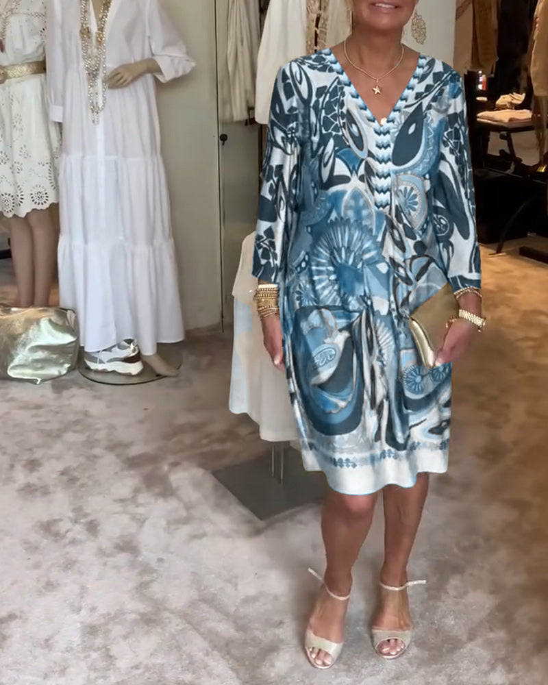 MARIANNE - Kleid mit Vintage-Print