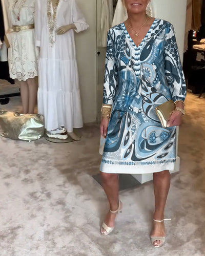 MARIANNE - Kleid mit Vintage-Print