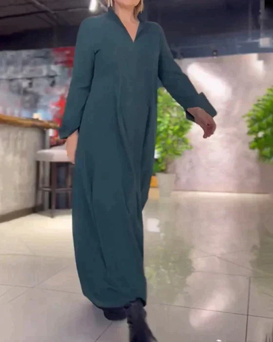 ODETTE – Langes elastisches Kleid