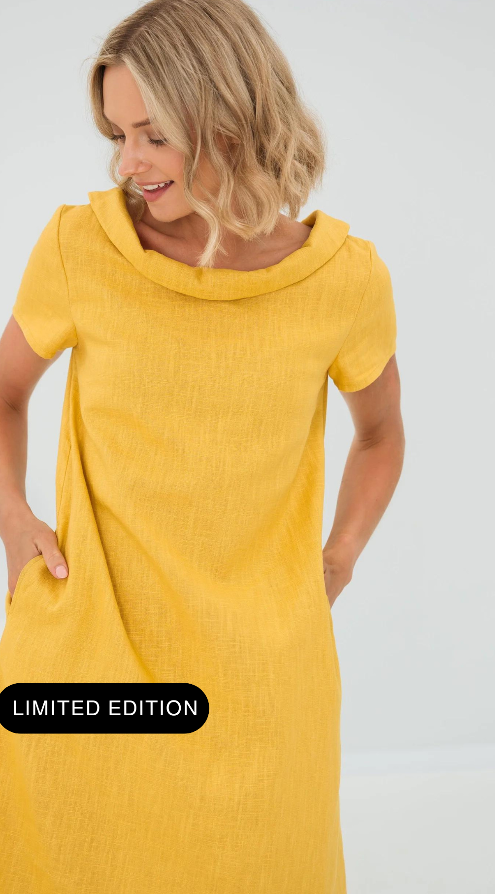 ANIKA - Schlichtes Leinenkleid