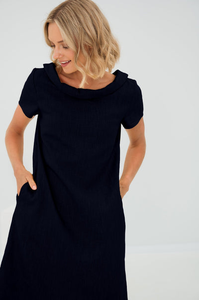 ANIKA - Schlichtes Leinenkleid