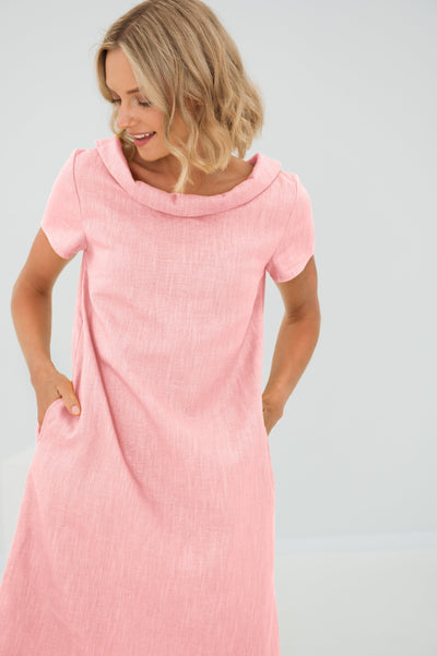 ANIKA - Schlichtes Leinenkleid