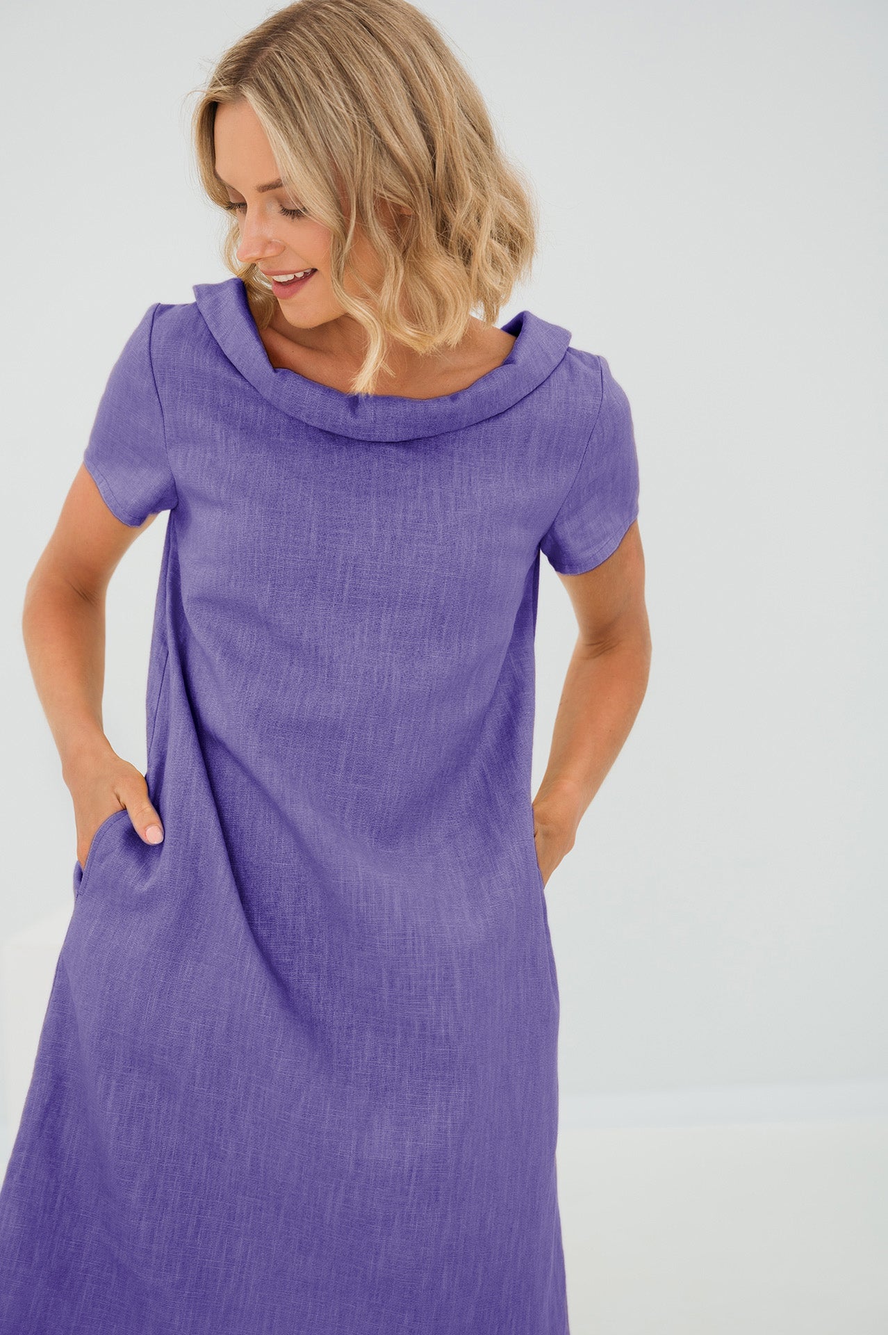 ANIKA - Schlichtes Leinenkleid