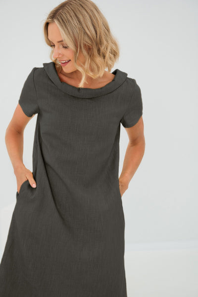 ANIKA - Schlichtes Leinenkleid