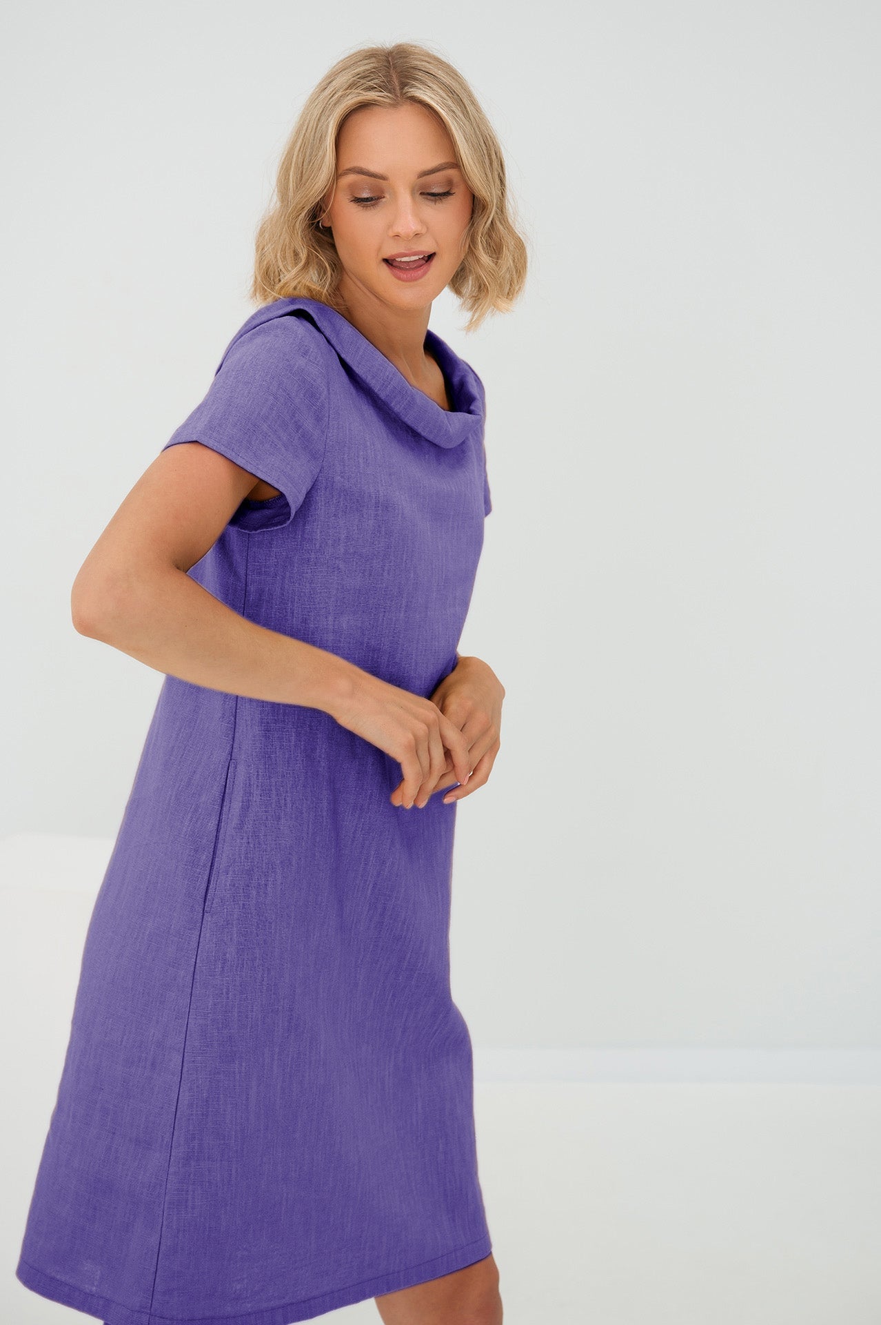 ANIKA - Schlichtes Leinenkleid