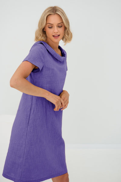 ANIKA - Schlichtes Leinenkleid