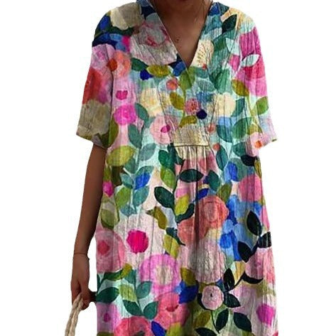 MARTINA - FARBENFROHES FRÜHLINGSKLEID