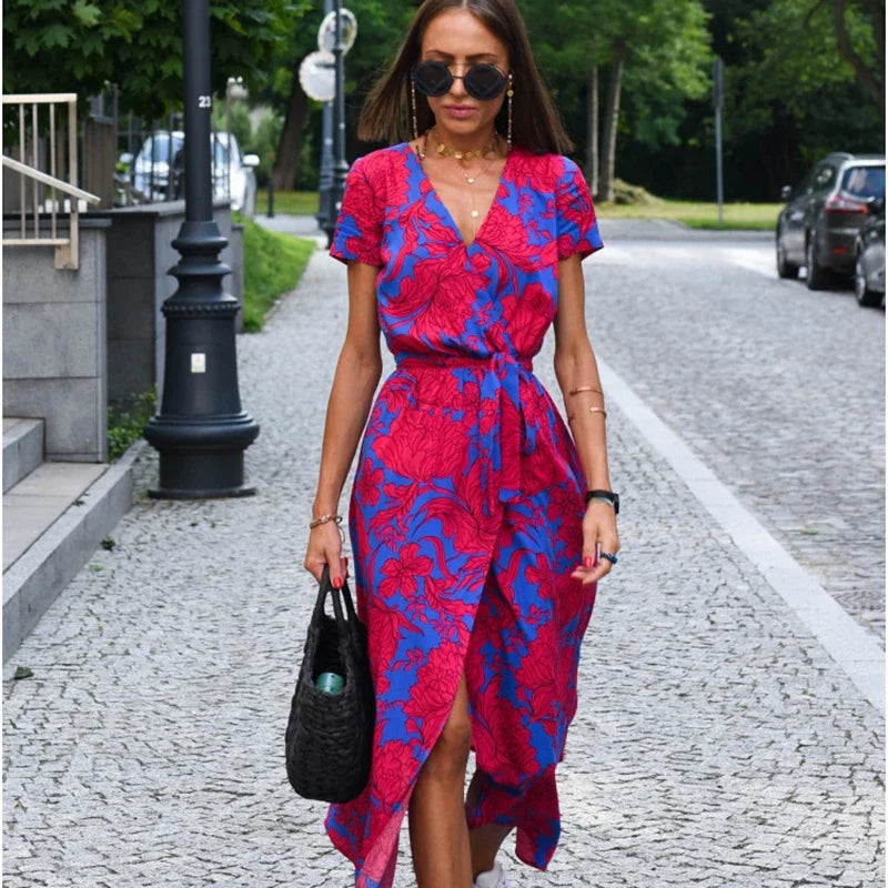 NADINE - Elegantes Blumenkleid