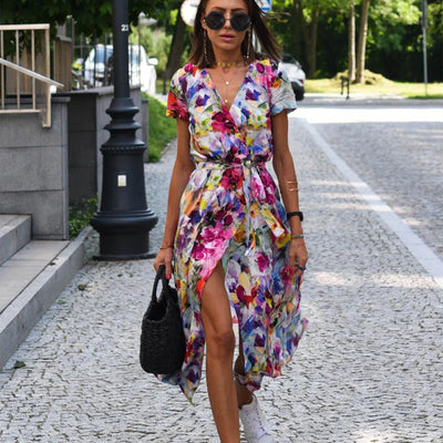 NADINE - Elegantes Blumenkleid