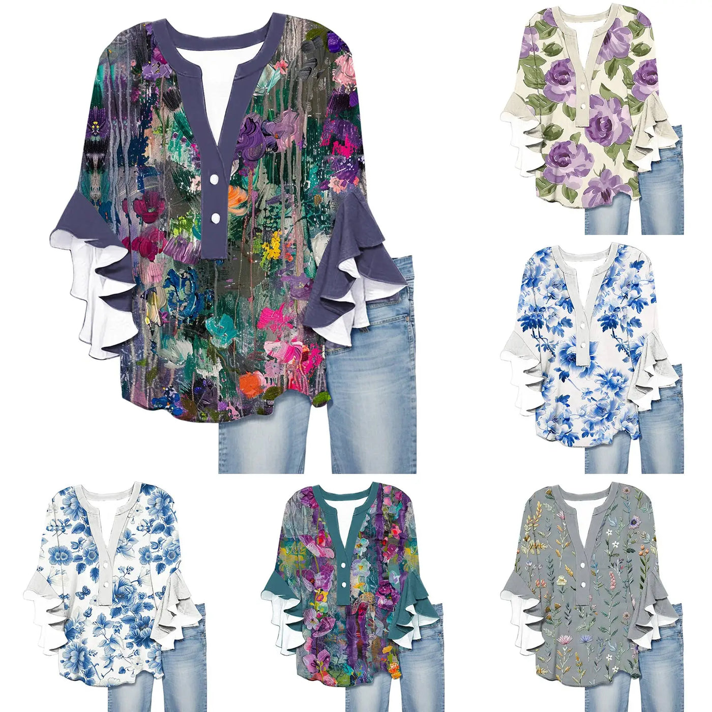 EVELINA - Leichte Tagesbluse