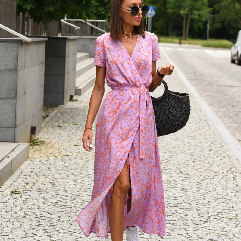 NADINE - Elegantes Blumenkleid