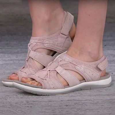 Ariana - Stilvolle, verstellbare Sommerschuhe mit Stützsohle