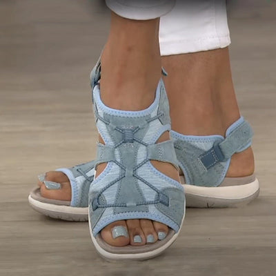 Ariana - Stilvolle, verstellbare Sommerschuhe mit Stützsohle