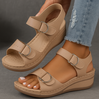 Vera - Orthopädische Sandalen mit Keilabsatz