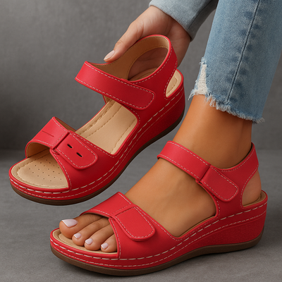 Vera - Orthopädische Sandalen mit Keilabsatz