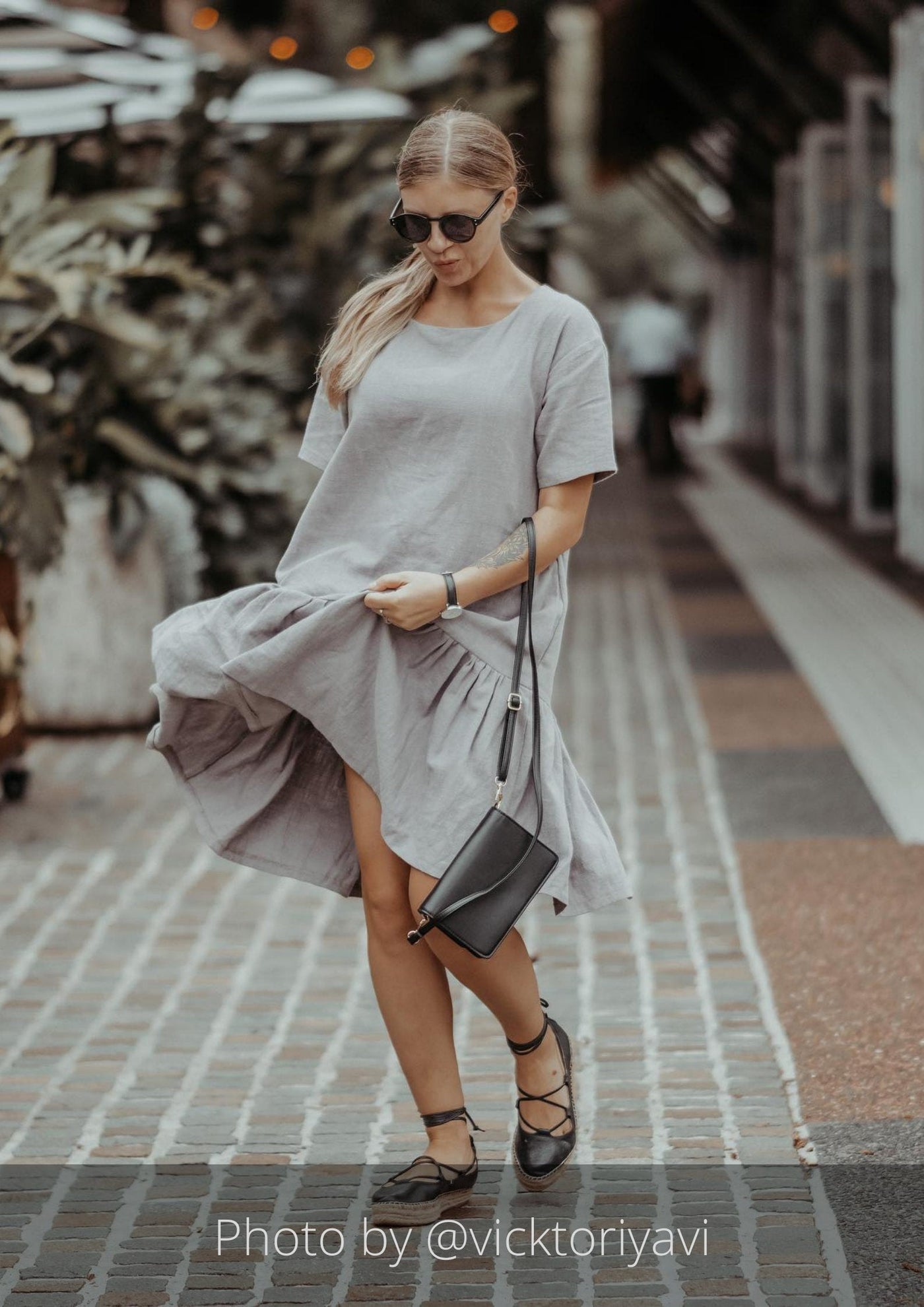 DAPHNE - Leinenkleid