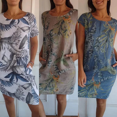 CHARLOTTE - Kleid mit botanischem Print
