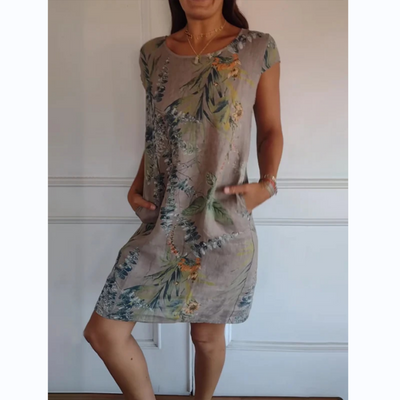 CHARLOTTE - Kleid mit botanischem Print